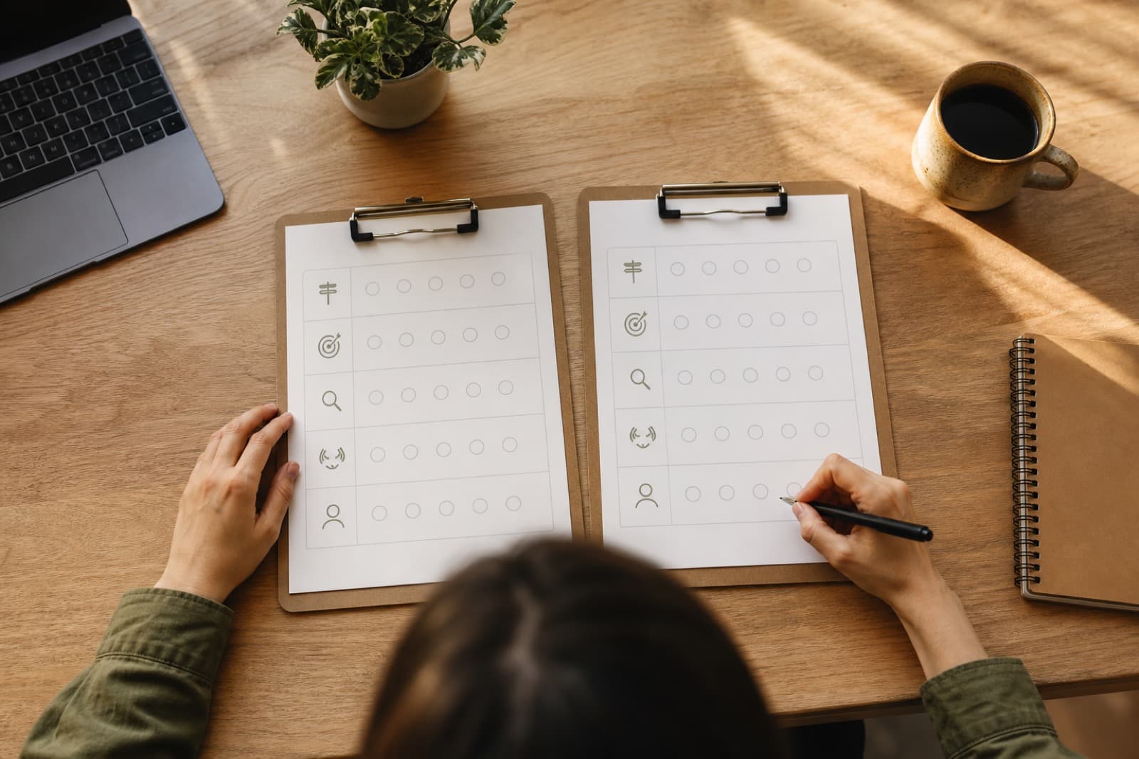 A career coach comparison scorecard