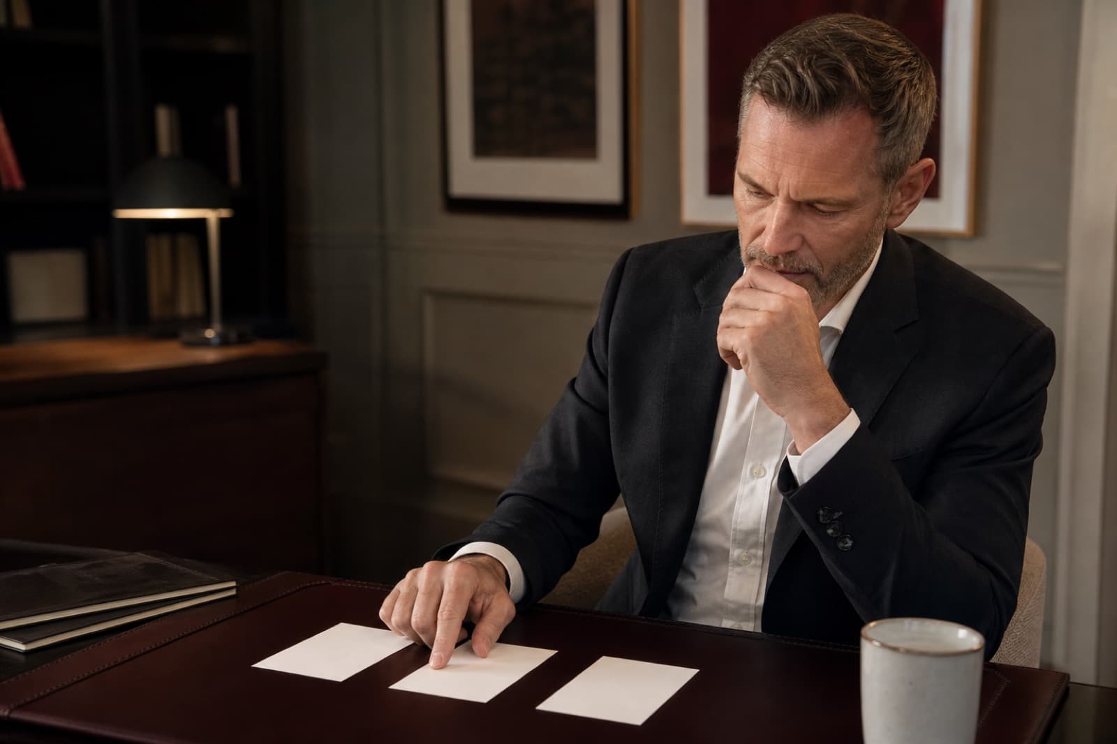 A selection panel comparing executive coaching proposals