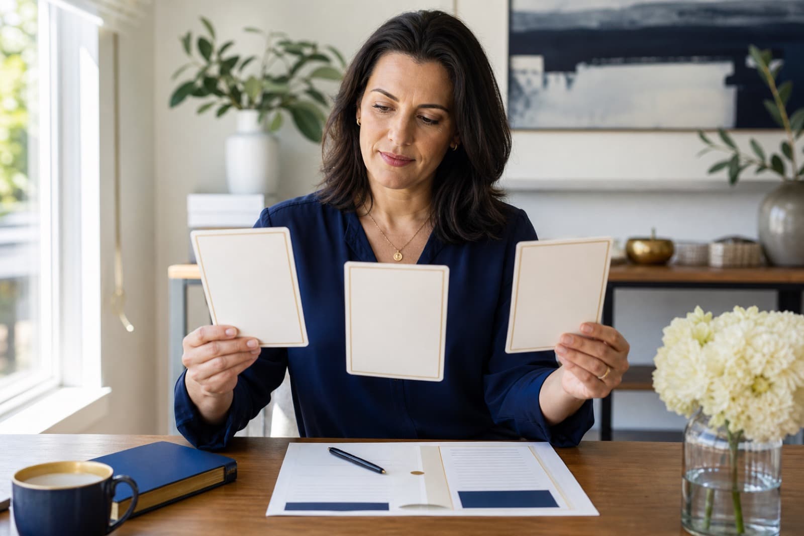 A client choosing among renew, pause, and end options